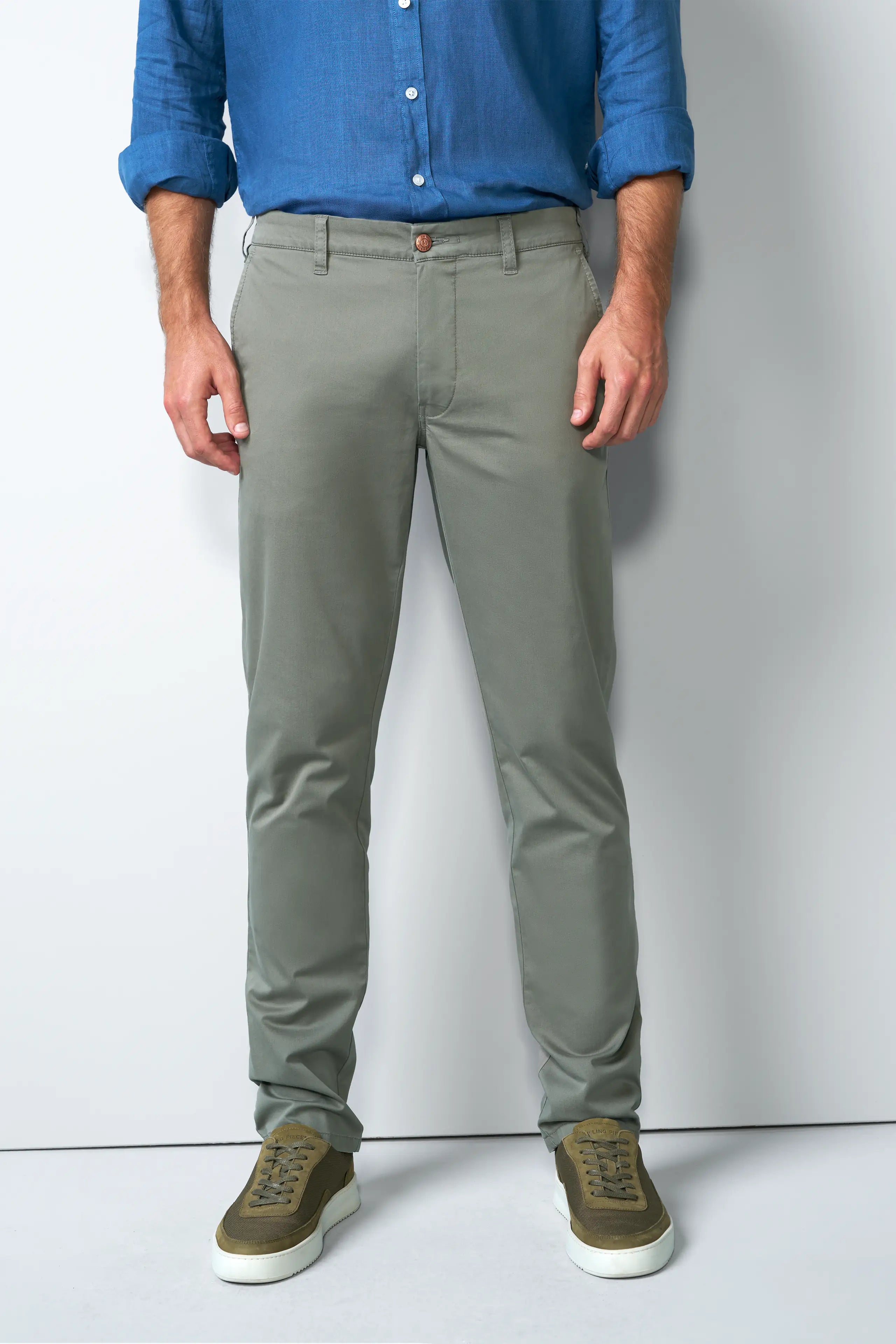 MOVE 1-6024 CHINOS WITH A STRETCH WAISTBAND