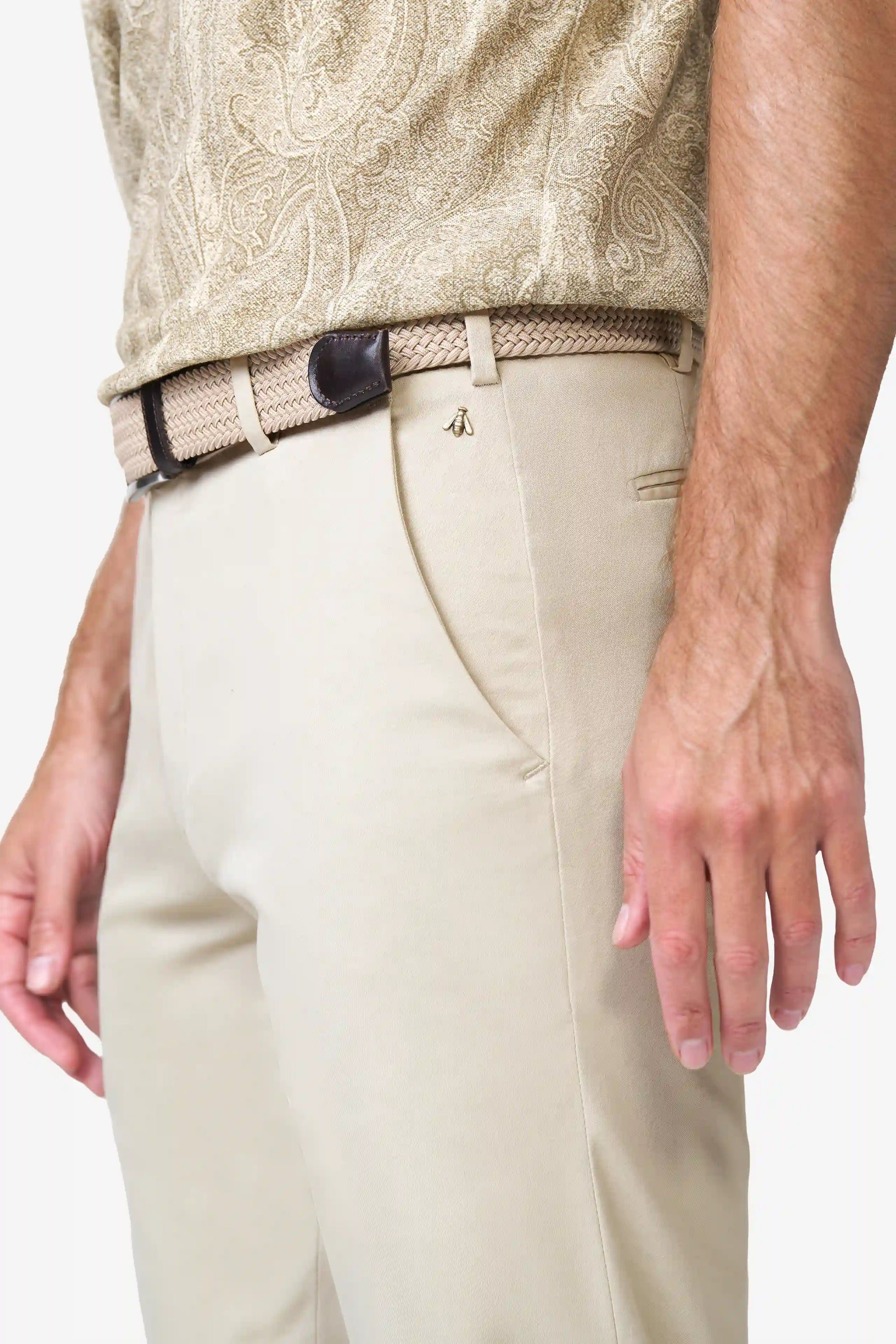 Bonn 1-8142 COTTON/SILK CHINOS