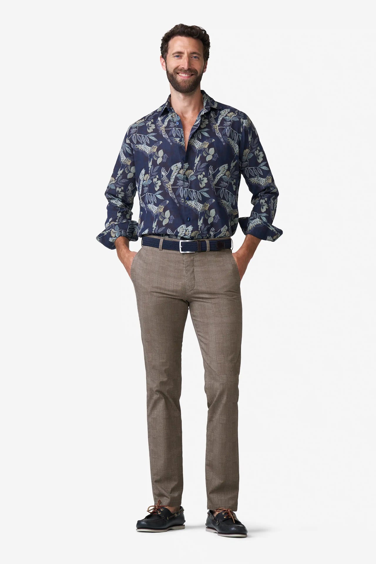 Bonn 1-5078 CHECK CHINOS